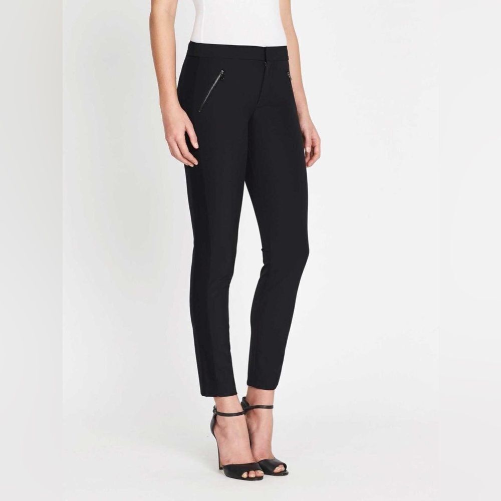 Rebecca Taylor Ava Techy Pants Sleek Slim Fitting Pants Size 8